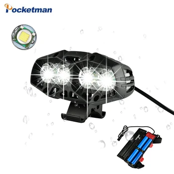 8000Lumen 4*T6 LED Bicycle Light Flashlight Torch Waterproof USB Rechargeable Bicycle Accessories Powerful by 18650 battery
8000Lumen 4*T6 LED Bicycle Light Flashlight Torch Waterproof USB Rechargeable Bicycle Accessories Powerful by 18650 battery