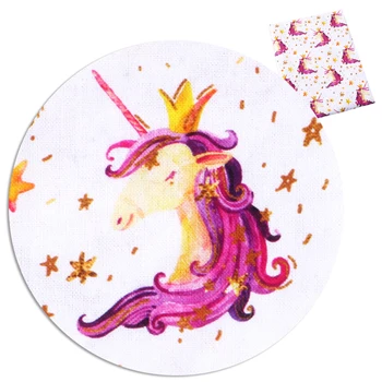 David accessories 50*145cm patchwork unicorn 100% Cotton Fabric for Tissue Kids Home textile for Sewing Tilda Doll Cloth,c4066
David accessories 50*145cm patchwork unicorn 100% Cotton Fabric for Tissue Kids Home textile for Sewing Tilda Doll Cloth,c4066