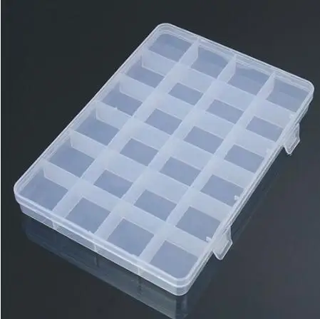 24 Compartments Plastic Storage Box Practical Adjustable Case for Beads Rings Earrings Jewelry Display Organizer Drop ship
24 Compartments Plastic Storage Box Practical Adjustable Case for Beads Rings Earrings Jewelry Display Organizer Drop ship