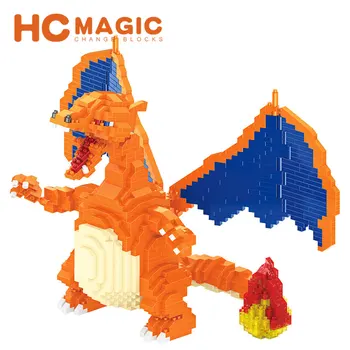 HC MAGIC 1041 Diamond Charizard Monsters Building Blocks Children Gifts DIY Toys Educational 3d Model Dropshipping
HC MAGIC 1041 Diamond Charizard Monsters Building Blocks Children Gifts DIY Toys Educational 3d Model Dropshipping