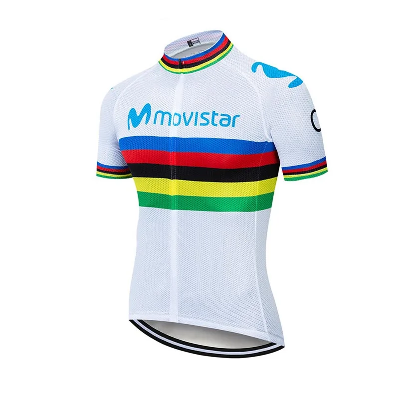 Movistar 2019 New Cycling Jersey Bike Road short sleeve Tops Summer Breathable Cycling Clothing Maillot Ropa Ciclismo Hombre D4
Movistar 2019 New Cycling Jersey Bike Road short sleeve Tops Summer Breathable Cycling Clothing Maillot Ropa Ciclismo Hombre D4