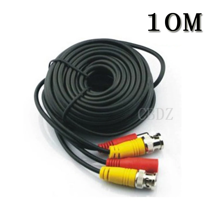 BNC cable 10M Power video Plug and Play Cable for CCTV camera system Security free shipping
BNC cable 10M Power video Plug and Play Cable for CCTV camera system Security free shipping