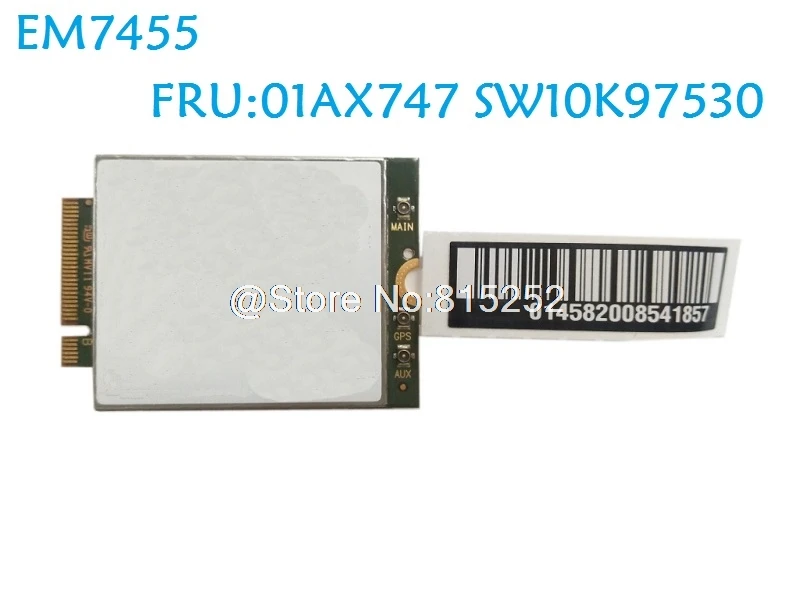 Laptop Network Cards For Lenovo For ThinkPad X1 CARBON 5th Gen 01AX747 SW10K97530 EM7455 4G 20K3 20HQ 20HR 20K4 Wireless Card
Laptop Network Cards For Lenovo For ThinkPad X1 CARBON 5th Gen 01AX747 SW10K97530 EM7455 4G 20K3 20HQ 20HR 20K4 Wireless Card
