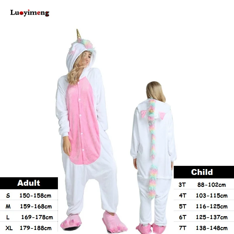 New Pink Unicorn Pajamas For Kids Adult Anime Cosplay Kigurumi Onesie Sleepwear Women Pijamas Hooded Cartoon One piece Jumpsuit
New Pink Unicorn Pajamas For Kids Adult Anime Cosplay Kigurumi Onesie Sleepwear Women Pijamas Hooded Cartoon One piece Jumpsuit