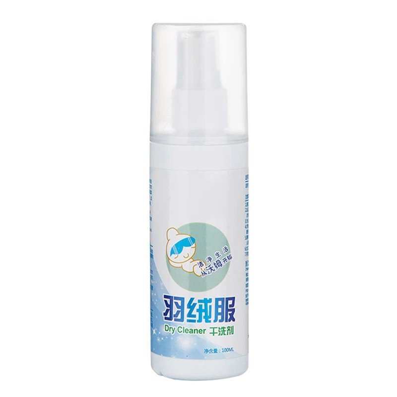 Practical Stain Remover Down Jacket Wash-free Spray Cleaning Agent 100ml Liquid Detergent Stain Remover
Practical Stain Remover Down Jacket Wash-free Spray Cleaning Agent 100ml Liquid Detergent Stain Remover
