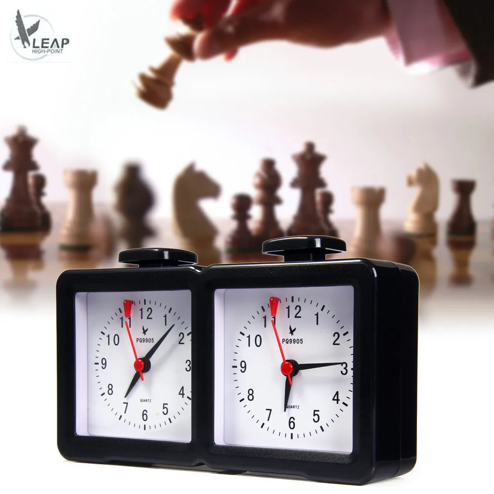 LEAP PQ9905 Quarz Analog Chess Clock I-go Count Up Down Timer for Game Competition
LEAP PQ9905 Quarz Analog Chess Clock I-go Count Up Down Timer for Game Competition