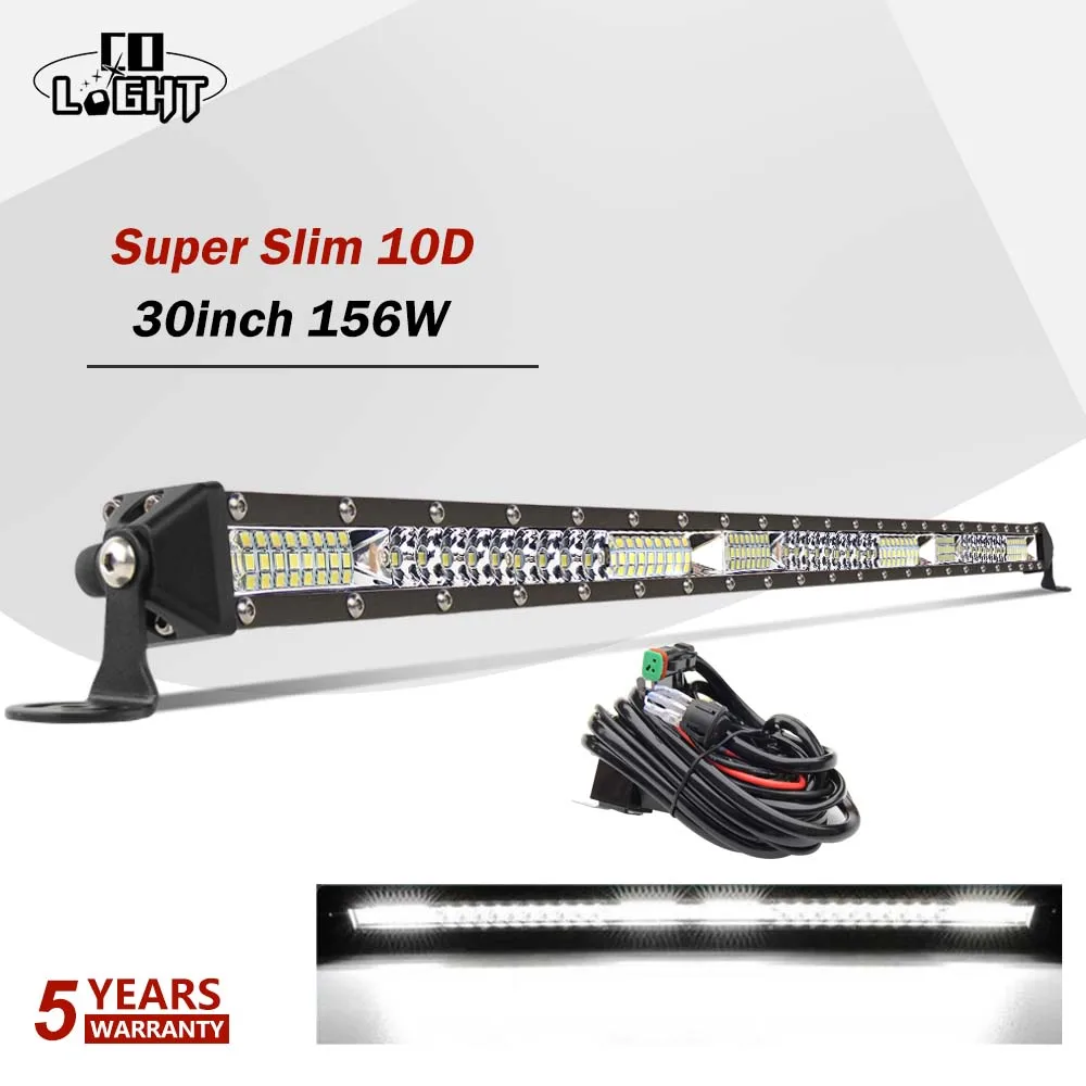 CO LIGHT 10D 52W 104W 156W LED Light Bar 12V Spot Flood Driving Work Light Bar for Offroad Boat Car Tractors Trucks 4x4 SUV ATV
CO LIGHT 10D 52W 104W 156W LED Light Bar 12V Spot Flood Driving Work Light Bar for Offroad Boat Car Tractors Trucks 4x4 SUV ATV