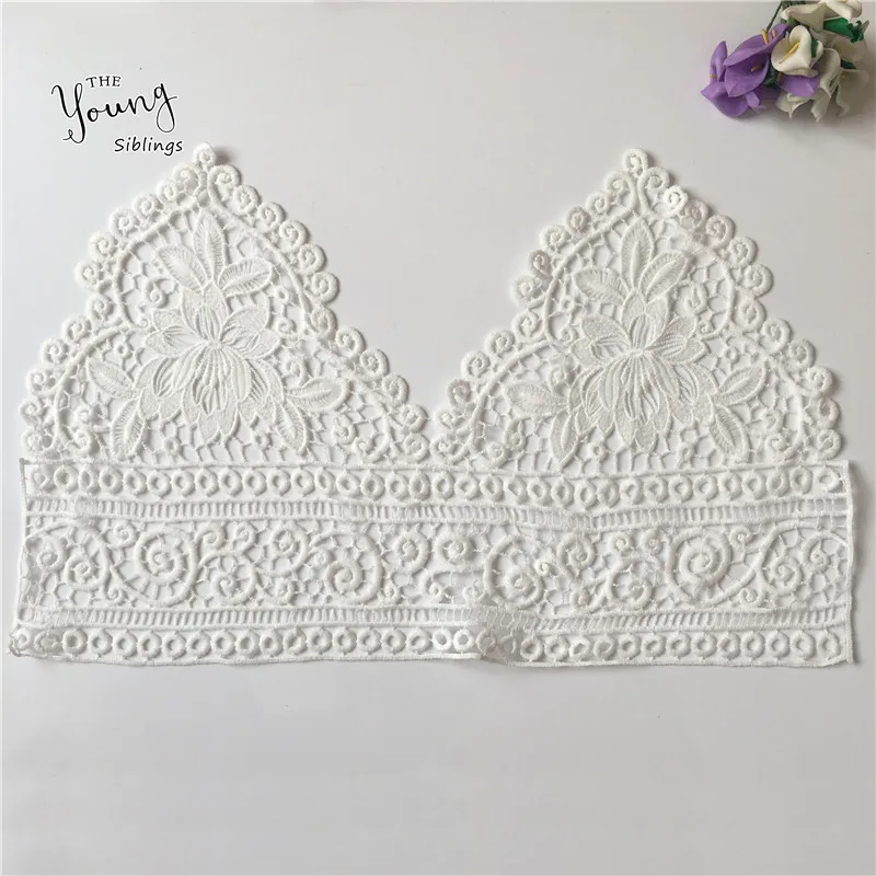 New arrive Embroidery White Hollow out Applique Lace Collar Neckline DIY Sewing Fabric Dresses Decorate Accessories Supplies
New arrive Embroidery White Hollow out Applique Lace Collar Neckline DIY Sewing Fabric Dresses Decorate Accessories Supplies