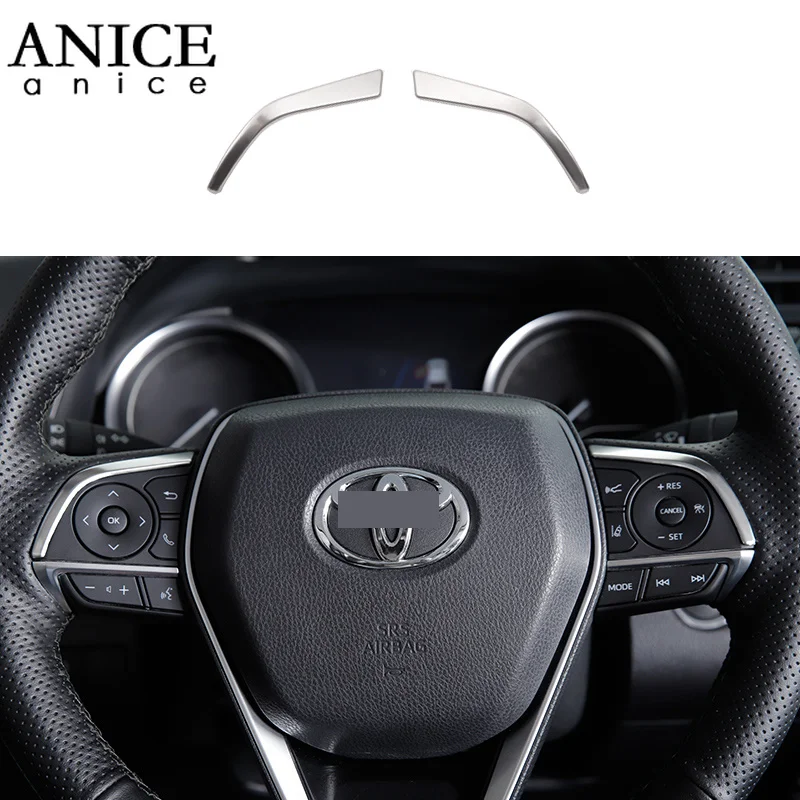 2pc Stainless Steel Steering Wheel Panel Button Cover Trim fit for toyota Camry 2018-2019
2pc Stainless Steel Steering Wheel Panel Button Cover Trim fit for toyota Camry 2018-2019