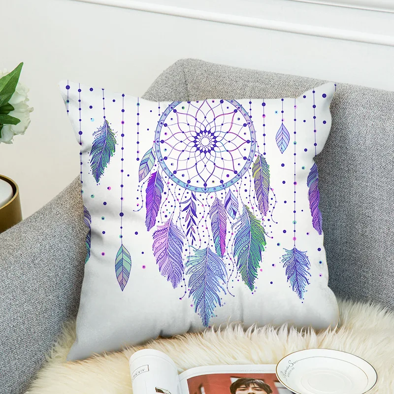 Double-sided Pillow Cover Dreamcatcher Throw Pillowcase Boho Ethnic Square Decorative Pillow Case Cushion Cover
Double-sided Pillow Cover Dreamcatcher Throw Pillowcase Boho Ethnic Square Decorative Pillow Case Cushion Cover