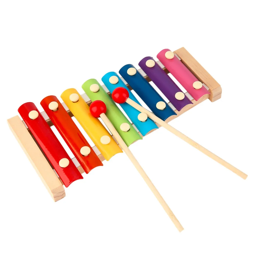 Colorful 8 Different Tones Hand Knock Wood Piano Kids Toy Xylophone Music Rhythm Learnin In Advance for Preschoolers and Toddler
Colorful 8 Different Tones Hand Knock Wood Piano Kids Toy Xylophone Music Rhythm Learnin In Advance for Preschoolers and Toddler