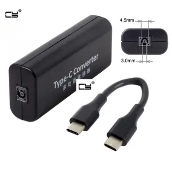 DC 4.5*3.0mm Jack HP Dell Input to USB-C Type-C Power Plug Charge Cable 45w for Macbook Laptop Phone
DC 4.5*3.0mm Jack HP Dell Input to USB-C Type-C Power Plug Charge Cable 45w for Macbook Laptop Phone