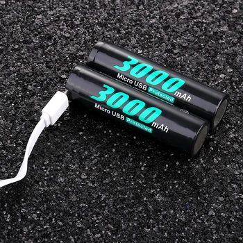 Soshine Li-ion 3000mAh 3.7v 18650 Protected Rechargeable Battery with Built-In Micro USB Port
Soshine Li-ion 3000mAh 3.7v 18650 Protected Rechargeable Battery with Built-In Micro USB Port
