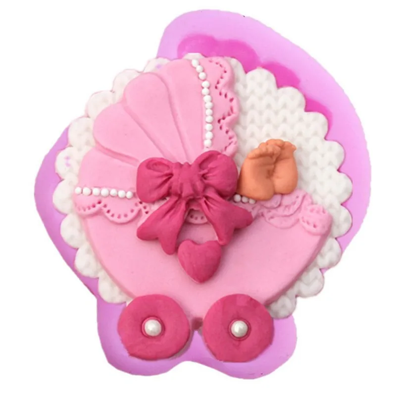 Sugarcraft Baby car Carriage Silicone mold Bow tie fondant mold cake decorating tools chocolate gumpaste mold for confectionery
Sugarcraft Baby car Carriage Silicone mold Bow tie fondant mold cake decorating tools chocolate gumpaste mold for confectionery