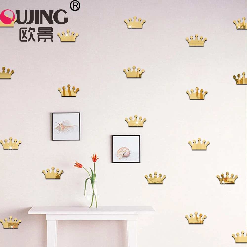 15pcs/set 3D Cartoon Imperial Crown Acrylic Mirror Surface Wall Sticker For Kids Baby Room Decoration Wall Decals DIY Art Mural
15pcs/set 3D Cartoon Imperial Crown Acrylic Mirror Surface Wall Sticker For Kids Baby Room Decoration Wall Decals DIY Art Mural