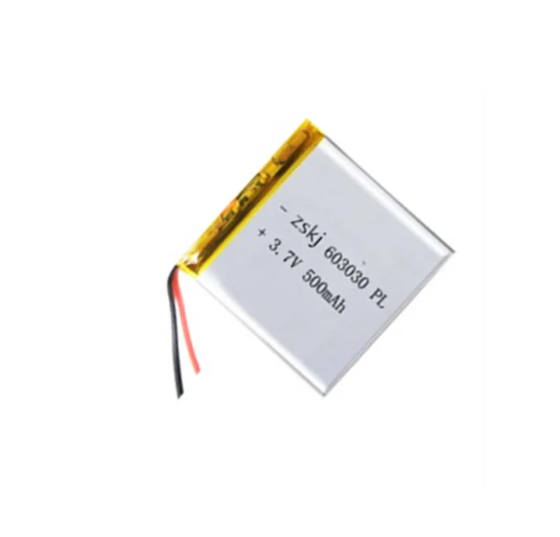 500mAh 3.7V rechargeable battery 603030 li polymer lithium battery li on for MP3 MP4 GPS DVD recorder e-book camera power bank
500mAh 3.7V rechargeable battery 603030 li polymer lithium battery li on for MP3 MP4 GPS DVD recorder e-book camera power bank