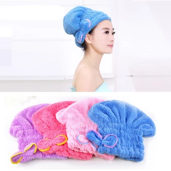 6 Colors Microfiber Solid Quick Dry Hat Hair Turban Women Girls Ladies Bathing Drying Towel Head Hat Easy Hair Product Hair Care
6 Colors Microfiber Solid Quick Dry Hat Hair Turban Women Girls Ladies Bathing Drying Towel Head Hat Easy Hair Product Hair Care