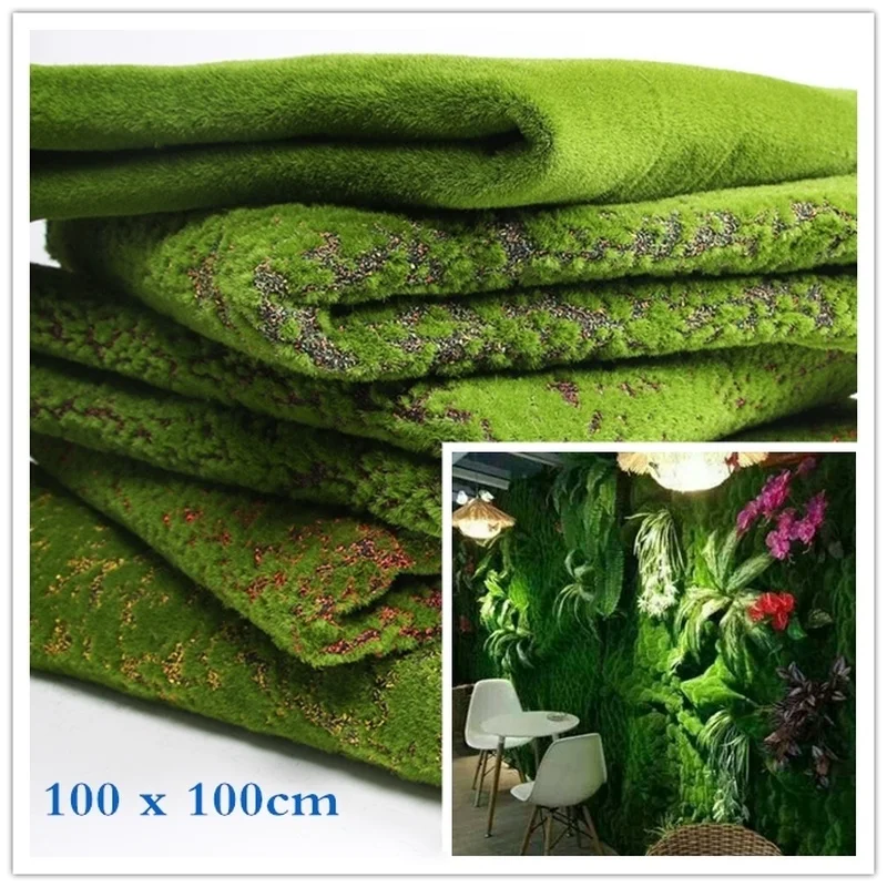 100*100cm DIY Artificial Fake Moss Turf Simulation Lawn Green False Moss Plant Wall Micro Landscape Bonsai
100*100cm DIY Artificial Fake Moss Turf Simulation Lawn Green False Moss Plant Wall Micro Landscape Bonsai