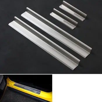 4pcs Stainless Steel Door Sill Plates Guards Entry Strips Protector Cover Trim For Jeep Wrangler 2/4-Door 2007-2015 Car-Styling
4pcs Stainless Steel Door Sill Plates Guards Entry Strips Protector Cover Trim For Jeep Wrangler 2/4-Door 2007-2015 Car-Styling