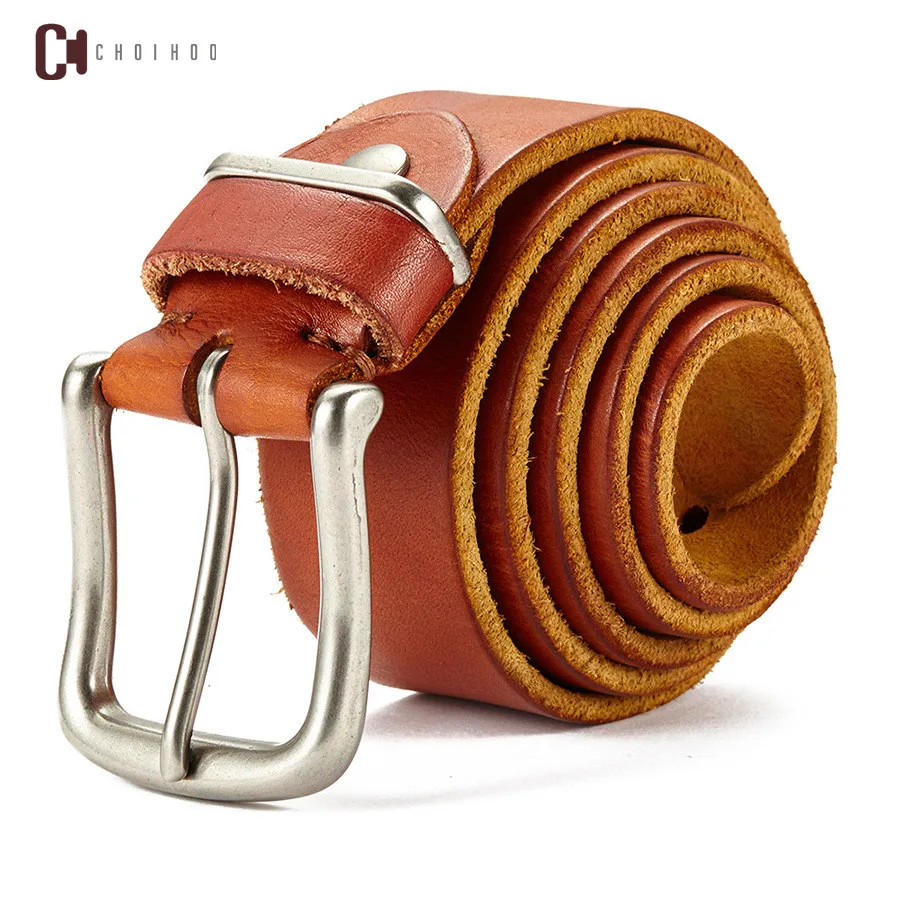 Choihoo 100% genuine leather belts for men cowboys jeans natural vintage high quality full grain vegetable tanned real strap 301
Choihoo 100% genuine leather belts for men cowboys jeans natural vintage high quality full grain vegetable tanned real strap 301