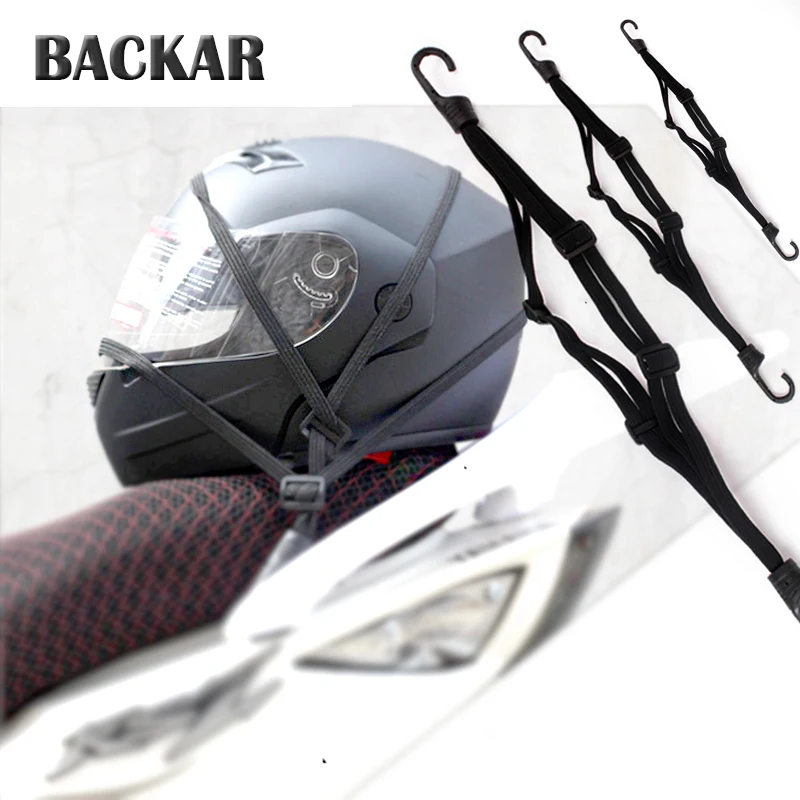 BACKAR Black Universal Motorcycle Helmet Strap Luggage Net Fit For Bicycle Electrombile Motorcycle Rubber Adjustable Accessories
BACKAR Black Universal Motorcycle Helmet Strap Luggage Net Fit For Bicycle Electrombile Motorcycle Rubber Adjustable Accessories
