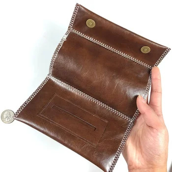 Pro Coffee PU Leather Loose Tobacco Pouch Holder Cigarette Case Wallet Purse Rolling Paper Bag Portable
Pro Coffee PU Leather Loose Tobacco Pouch Holder Cigarette Case Wallet Purse Rolling Paper Bag Portable