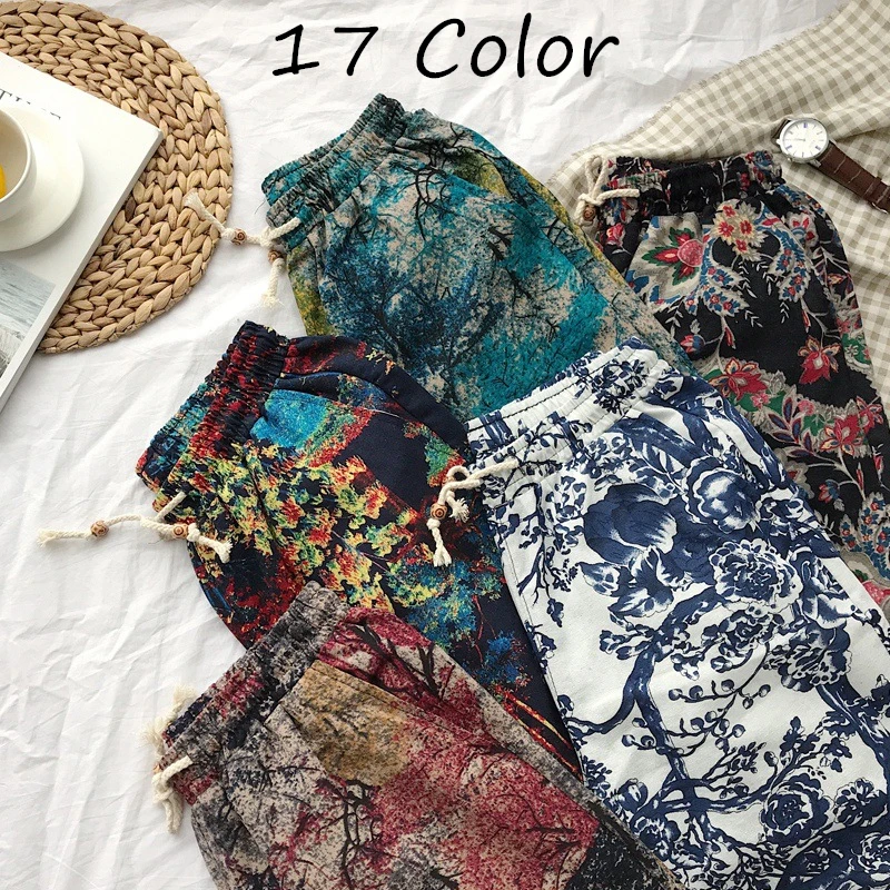 17Color Men's Casual Beach Floral Shorts 2019 New Summer Fashion Straight Cotton Linen Bermuda Hawaiian Short Pants Male Brand
17Color Men's Casual Beach Floral Shorts 2019 New Summer Fashion Straight Cotton Linen Bermuda Hawaiian Short Pants Male Brand