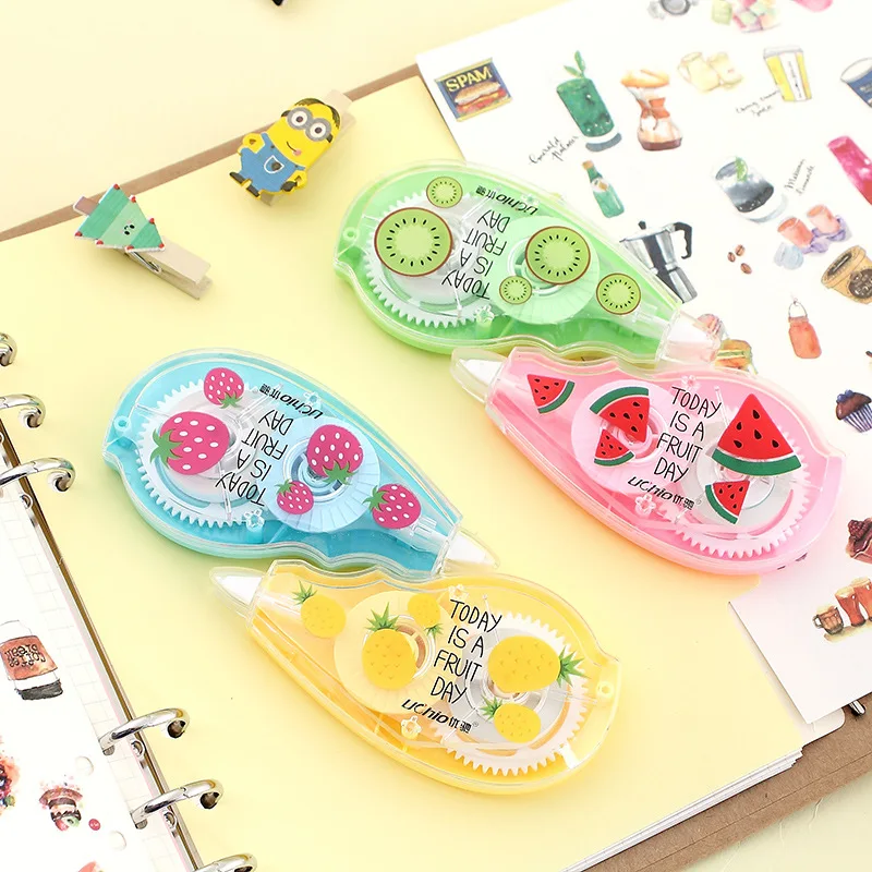 Fruit Watermelon Strawberry Pineapple Kiwi Correction Tape Pen Ink Erase Tape School Office Supply Student Stationery Kids Gift
Fruit Watermelon Strawberry Pineapple Kiwi Correction Tape Pen Ink Erase Tape School Office Supply Student Stationery Kids Gift