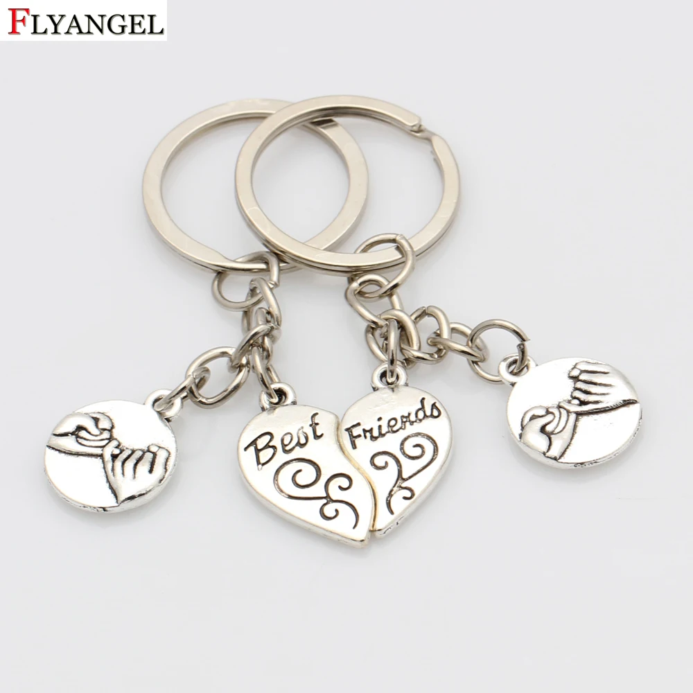 Personality Best Friends Keychain For Lovers Friends Key Chain Pinky Promise Pendant Car Bag Key Ring Holder Birthday Gifts
Personality Best Friends Keychain For Lovers Friends Key Chain Pinky Promise Pendant Car Bag Key Ring Holder Birthday Gifts