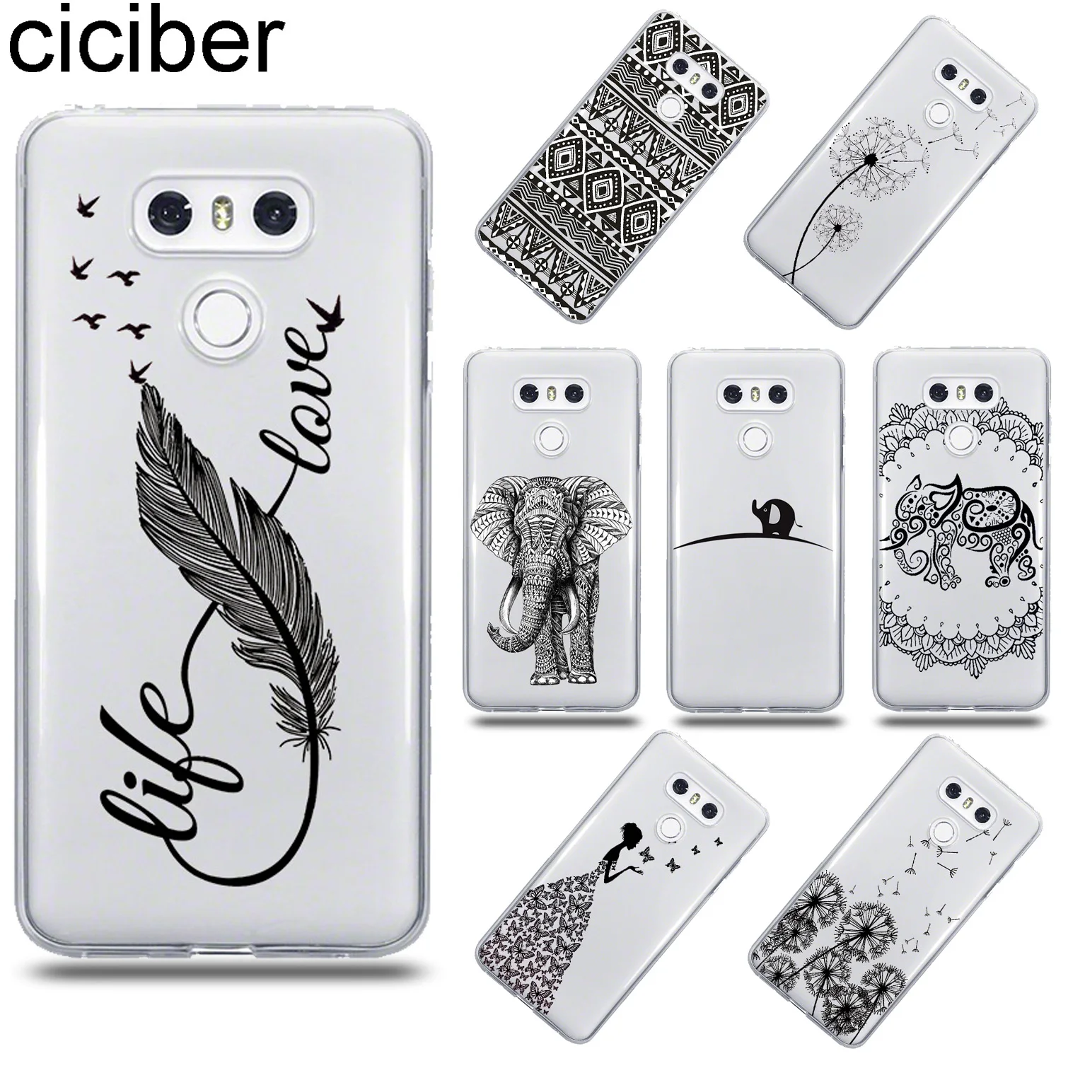 

ciciber Totem Animal Girl For LG G6 G7 G5 G4 V20 V30 V35 V40 THINQ Soft TPU Phone Case For LG K8 K7 K10 K4 2017 2018 K9 K11 Plus