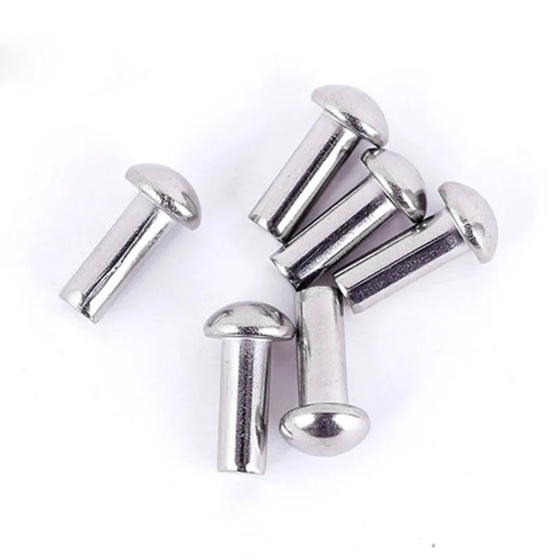 30pcs M3 Solid rivets bolt Round Mushroom Semicircular rivet 304 stainless steel 4mm-50mm length
30pcs M3 Solid rivets bolt Round Mushroom Semicircular rivet 304 stainless steel 4mm-50mm length