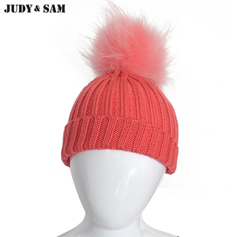 100% Merino Wool Baby Hat 2 Colors Kids Winter Beanie Cap With Real Raccoon Fur Pompom Knitting Hat For Girls
100% Merino Wool Baby Hat 2 Colors Kids Winter Beanie Cap With Real Raccoon Fur Pompom Knitting Hat For Girls