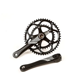 S63 Bicycle Crank & Chainwheel Aluminum alloy hollow road car sprocket wheel 16/18 speed folding gear plate 34-50T central axis
S63 Bicycle Crank & Chainwheel Aluminum alloy hollow road car sprocket wheel 16/18 speed folding gear plate 34-50T central axis