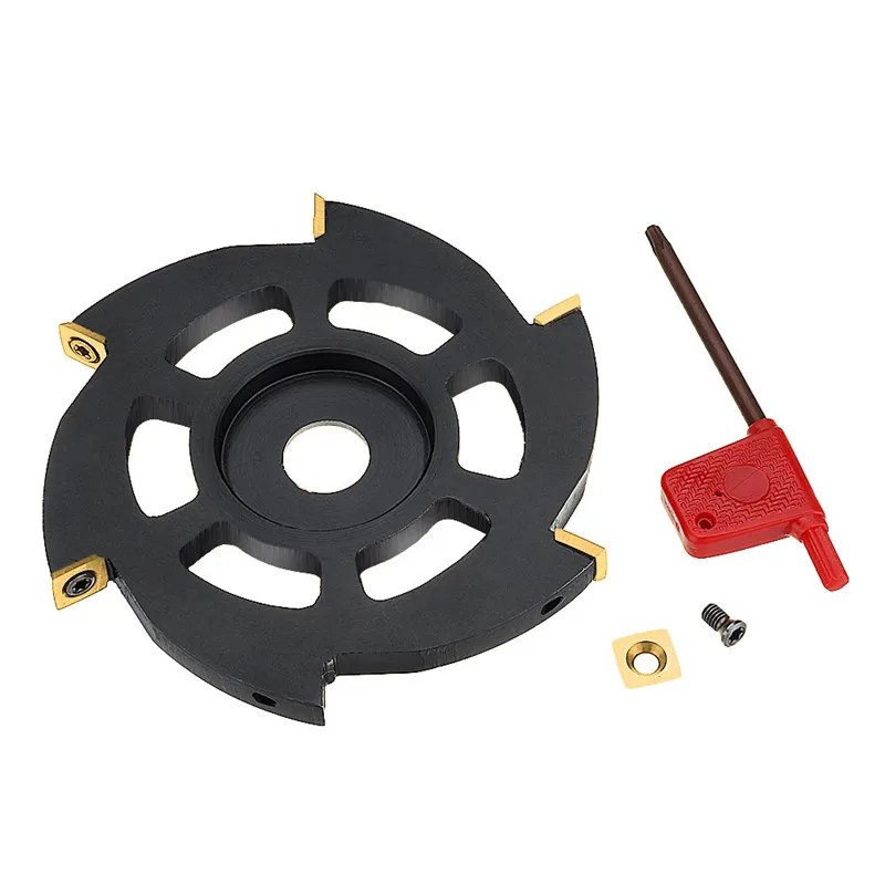 115mm Wood Carving Disc Titanium Coated 6 Square Round Carbide Inserts Angle Grinder Disc Wood Shaping Disc Woodworking Cutting
115mm Wood Carving Disc Titanium Coated 6 Square Round Carbide Inserts Angle Grinder Disc Wood Shaping Disc Woodworking Cutting