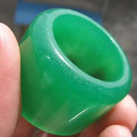 Hot selling>@@ natural green hand carved band thumb ring -Bride jewelry free shipping
Hot selling>@@ natural green hand carved band thumb ring -Bride jewelry free shipping