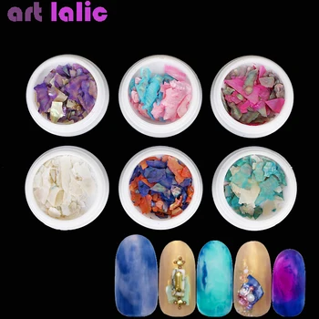 6Box/Set Irregular Mermaid Broken Shell Sequins Gradient Nail Art Decorations Natural Abalone Slices 3d Manicure UV Gel DIY
6Box/Set Irregular Mermaid Broken Shell Sequins Gradient Nail Art Decorations Natural Abalone Slices 3d Manicure UV Gel DIY