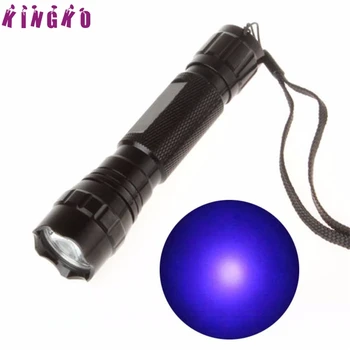 

Dropshiping UV WF-501B LED 365NM Ultra Violet Blacklight Flashlight Torch 18650 Light Lamp linternas y baterias 18650 1.22