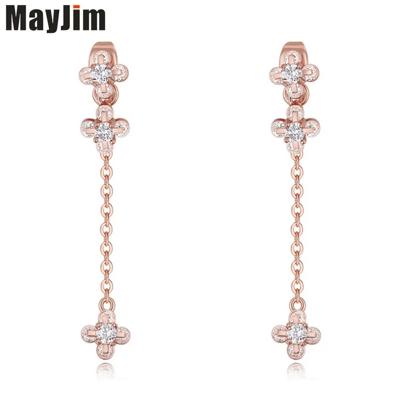 MayJim boucle d'oreille femme 2017 zircon Flower Drop Earrings luxury fashion womens Geometry Long Earrings Accessories
MayJim boucle d'oreille femme 2017 zircon Flower Drop Earrings luxury fashion womens Geometry Long Earrings Accessories