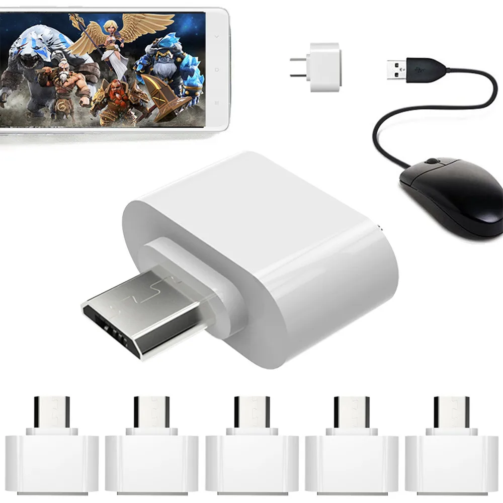 Mini Wireless Micro USB to USB2.0 OTG Expansion Adapter Converter For Cell Phone Android Interface
Mini Wireless Micro USB to USB2.0 OTG Expansion Adapter Converter For Cell Phone Android Interface