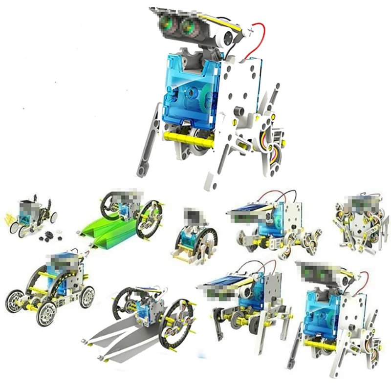 Funny 13 in 1 Solar Power Robot Kit DIY Toy Solar Powered Toys Transformation Robot Kit Educational Gift Toys for Children Boy
Funny 13 in 1 Solar Power Robot Kit DIY Toy Solar Powered Toys Transformation Robot Kit Educational Gift Toys for Children Boy