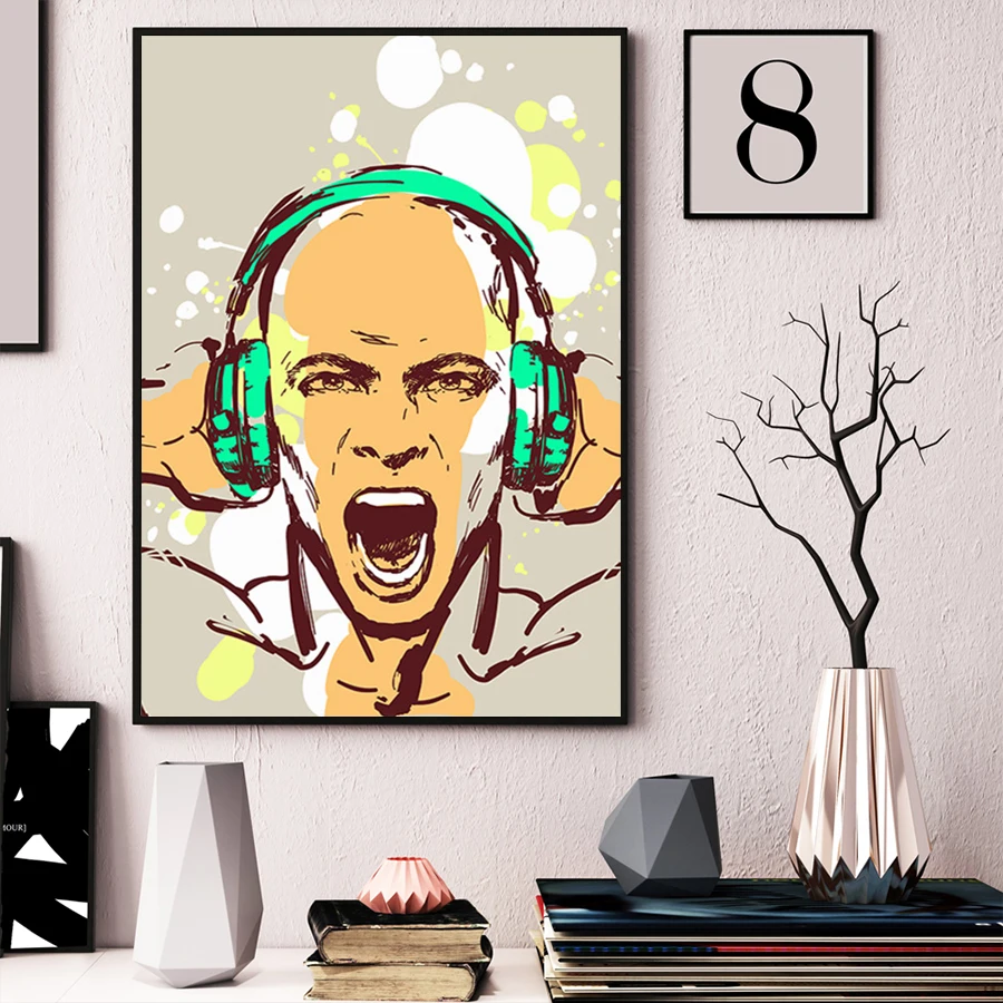 Abstract Canvas Oil Painting Cartoon Muscle Man and Music Wall Art Pictures Poster Canvas Prints For Living Room Bedroom Decor
Abstract Canvas Oil Painting Cartoon Muscle Man and Music Wall Art Pictures Poster Canvas Prints For Living Room Bedroom Decor
