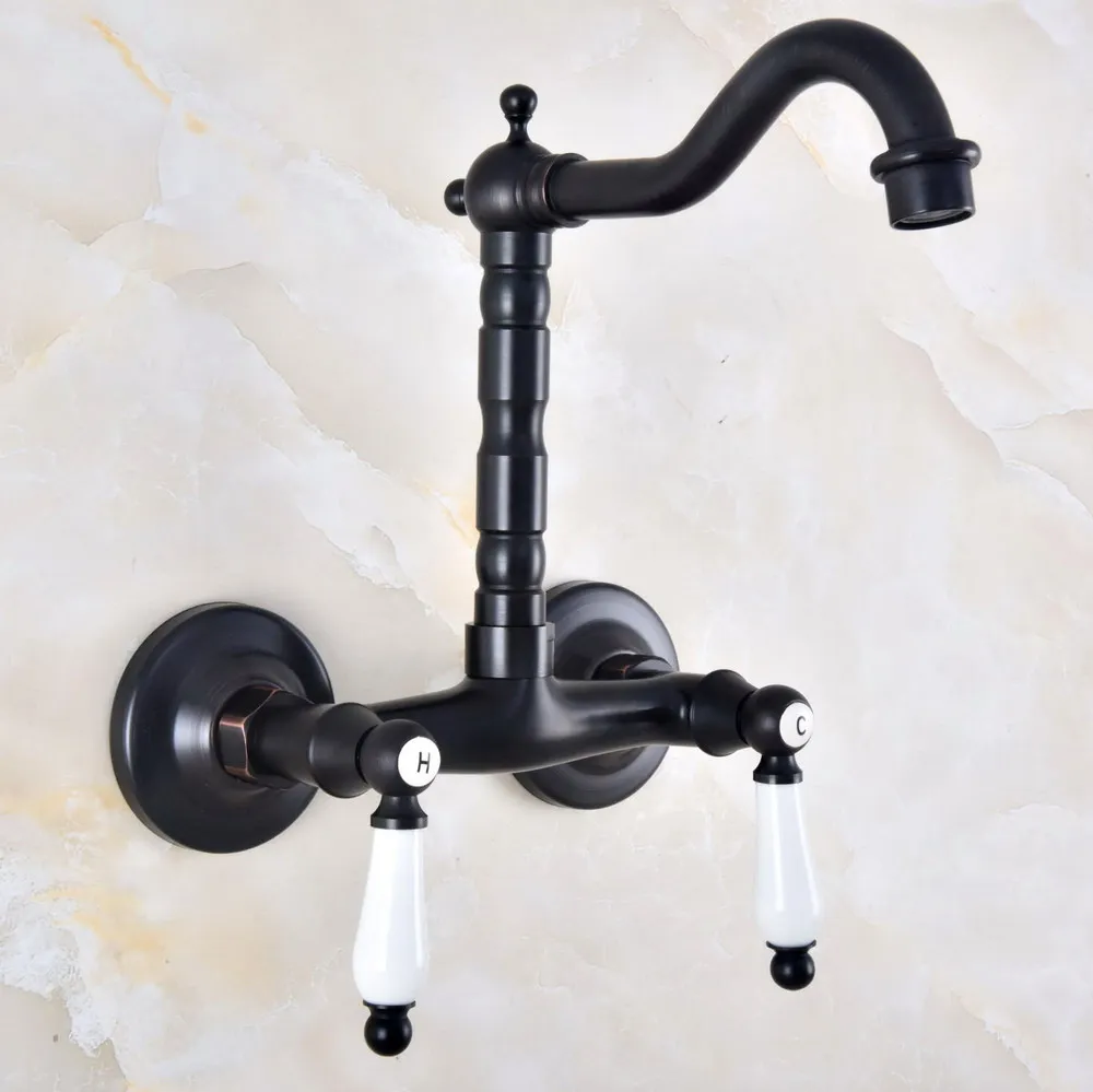 Swivel 360 Bathroom Bathtub Faucet Torneira Wall Mount Oil Rubbed Black Bronze Basin Sink Faucet Mixer Tap Knf836
Swivel 360 Bathroom Bathtub Faucet Torneira Wall Mount Oil Rubbed Black Bronze Basin Sink Faucet Mixer Tap Knf836