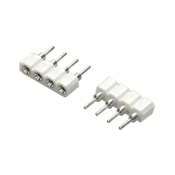 500pcs 4 Pin RGB Female Connectors Adapter Free Soldering For SMD 3528 5050 5730 5630 RGB LED Strip
500pcs 4 Pin RGB Female Connectors Adapter Free Soldering For SMD 3528 5050 5730 5630 RGB LED Strip