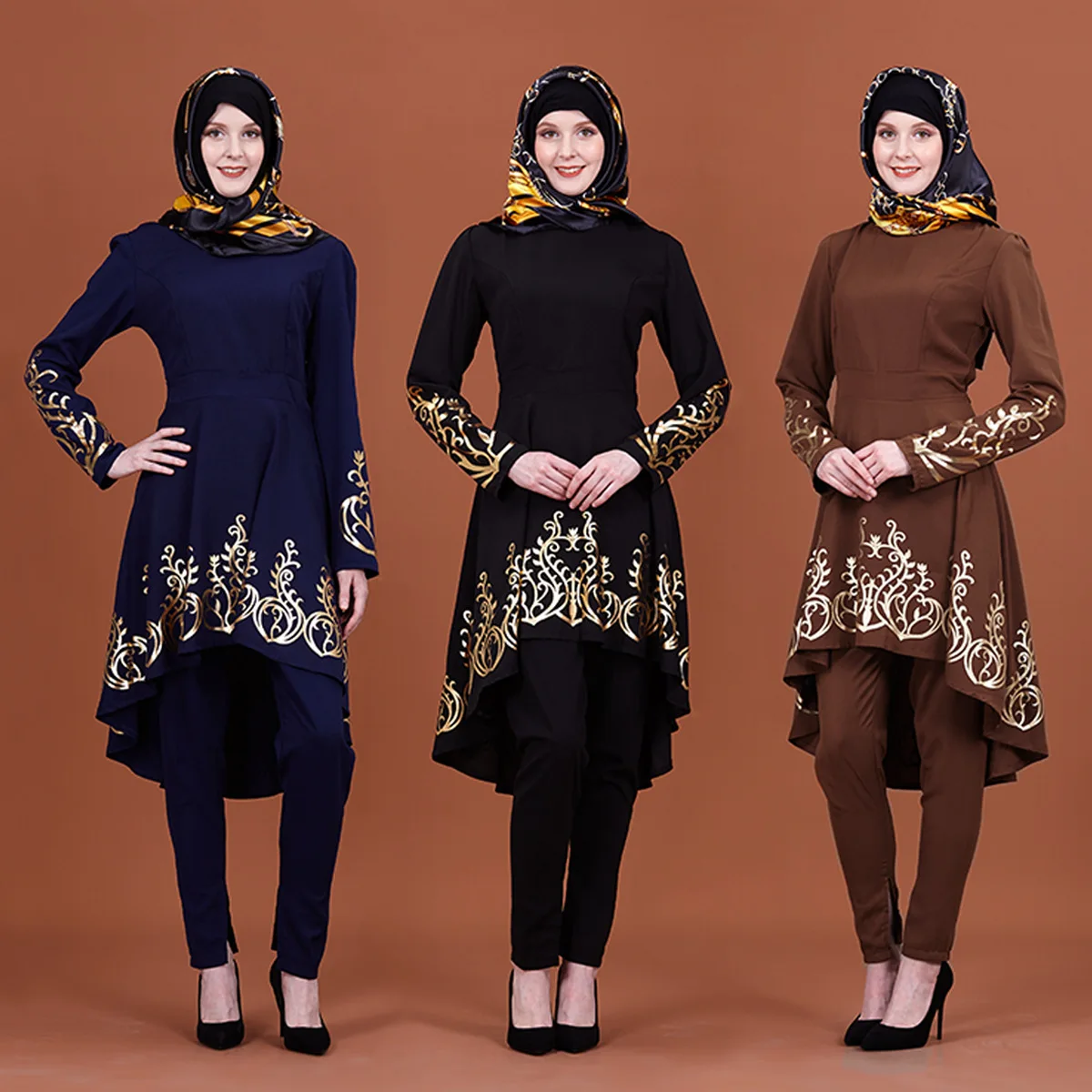2019 New Muslim Dress Women Islamic Clothing Moroccan Kaftan Hot Stamping Fashion Abayas Robe Dubai Abaya Turkish Clothes Hi-Q
2019 New Muslim Dress Women Islamic Clothing Moroccan Kaftan Hot Stamping Fashion Abayas Robe Dubai Abaya Turkish Clothes Hi-Q