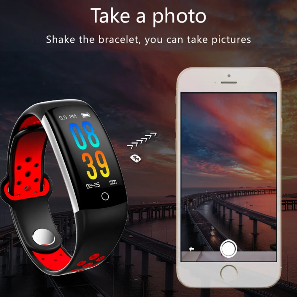 New Smart Bracelet Bluetooth Heart Rate Blood Pressure Sleeping Monitoring Watch DOM668
New Smart Bracelet Bluetooth Heart Rate Blood Pressure Sleeping Monitoring Watch DOM668