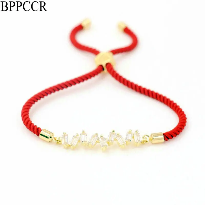BPPCCR Lightning Irregular Section Fine Inlay Crystal Zircon AAA Bracelet For Women Red Thread Rope Lucky Bracelets Lovers Gift
BPPCCR Lightning Irregular Section Fine Inlay Crystal Zircon AAA Bracelet For Women Red Thread Rope Lucky Bracelets Lovers Gift