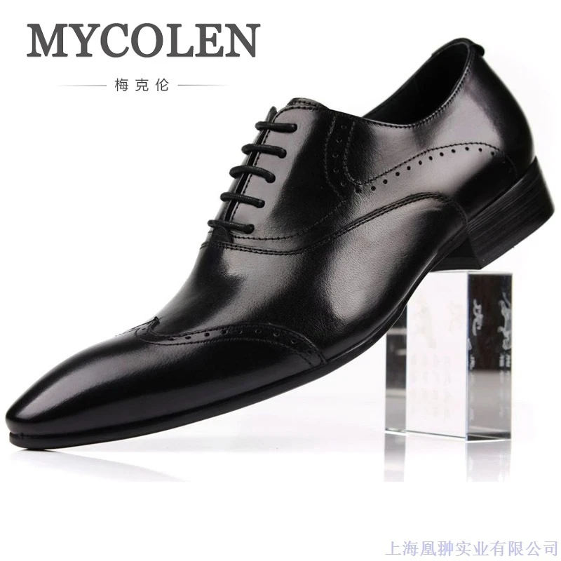 MYCOLEN New Design Italian Style Genuine Grain Leather Mens Formal Business Shoe Men Dress Breathable Shoes Scarpe Uomo Pelle
MYCOLEN New Design Italian Style Genuine Grain Leather Mens Formal Business Shoe Men Dress Breathable Shoes Scarpe Uomo Pelle