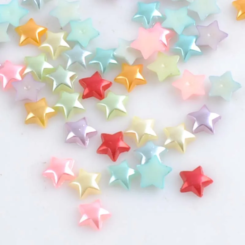 Mix Color Star Shape Imitation Half Round Pearl Flatback Beads for Scrapbook DIY Decoration 100pcs/lot 10mm YKL0427X
Mix Color Star Shape Imitation Half Round Pearl Flatback Beads for Scrapbook DIY Decoration 100pcs/lot 10mm YKL0427X