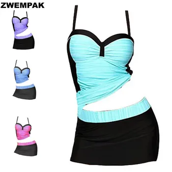2018 Large Size XL to 5XL Two Pieces Swimsuits Women Gradient Color Big Swimwear Halter Tankini set Retro Beach Wear Plus Size
2018 Large Size XL to 5XL Two Pieces Swimsuits Women Gradient Color Big Swimwear Halter Tankini set Retro Beach Wear Plus Size