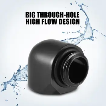 2pcs 90 Degree Fitting Adapter G1/4 Thread for PC Water Cooling System Male to Female
2pcs 90 Degree Fitting Adapter G1/4 Thread for PC Water Cooling System Male to Female